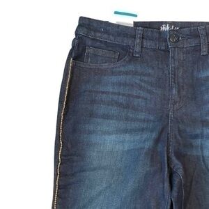 Style & Co Gold Detail High Rise Skinny Jeans
